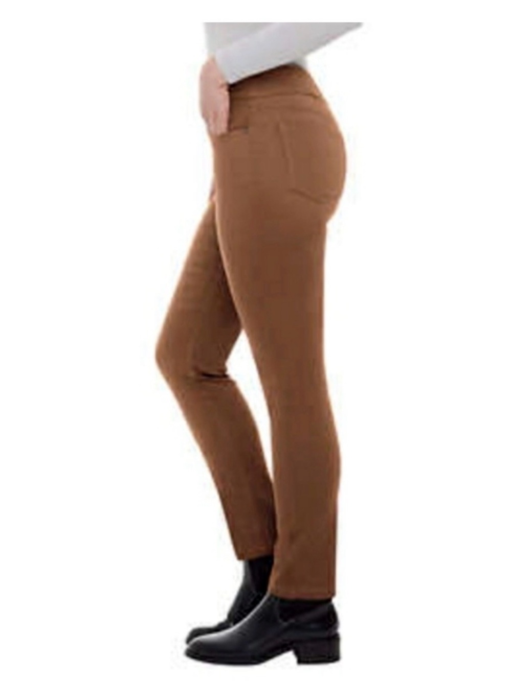 Up! Pull-on 5-pocket Stretch Twill Pants